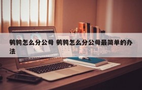 鹌鹑怎么分公母 鹌鹑怎么分公母最简单的办法